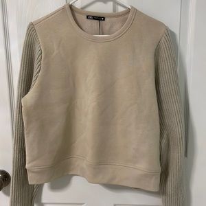 Zara fleece sweatshirt